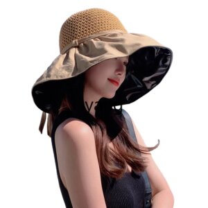 CX summer sun hat straw hat vinyl bucket hat