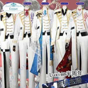[Customized]Anime Vtuber Luxiem Half Year Anniversary Ike Eveland/Luca Kaneshiro/Vox Akuma/Mysta Rias/Shu Yamino Cosplay Costume