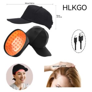 HLKGO 96 Beam Laser Hair Helmet LLLT Head Skin Care Hair Shading Treatment Machine Laser Grow Cap