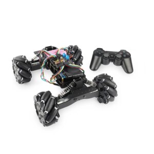 4WD Robot Car Omnidirectional Mecanum Wheel Adjustable Suspension Chassis for Arduino Robot DIY Kit With Ps2 Programmable Robot