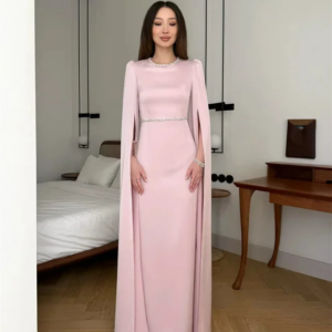 Little Daisy CustomizedPleat Beading Sequined Rhinestone Straight Scoop Neck Long Dresses Bespoke Occasion Dresses Sexy