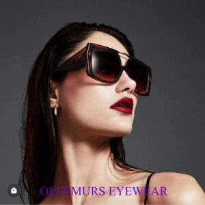 Original Designer DTS420 New Premium Light Luxury Square Large Frame Women’s Sunglasses UV Protection Versatile Tide Sunglasses