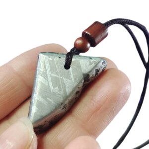 45g Namibian Gibbon Iron Meteorite Pendant G Iron Ore Specimen Collectable and Processable Necklace pendant-LK159