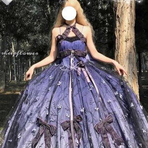 Lovely Girl Clothes Starry Night Solo Shining Pink New Princess Dress Lolita Cute Dress Party Cosplay Costume