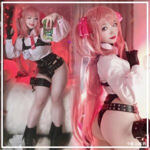 Game Yuki Sexy Cosplay Goddess of Victory NIKKE Black PU leather Pants Straps Women Battle suit