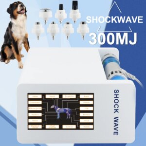 Animals Shockwave Therapy Machine For Relieve Joint Pain Massage Tendon Injury 300MJ Professional Shock Wave Massager For Horse