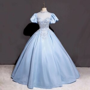 15 Year Old Dres 2025 New 15 Quinceanera Dresses Sweet High Neck Ball Gown Customized Party Dress For Girls