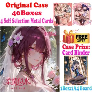 2025 Lastest A4 Size Tender And Soft As Water Waifu Collection Card Board Master Set Ganyu Furina Keqing Artboard