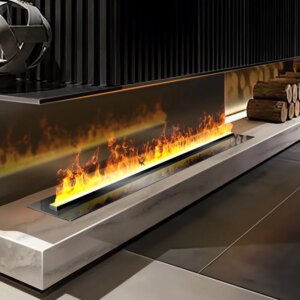 3D Water Electric Fireplace Mist Fireplace Embedded Realistic Mist Flame Remote Control APP Interior Decoration Steam Fireplace