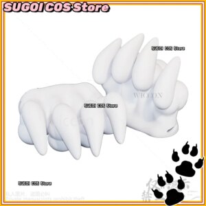 Anime Furry Cosplay Animal Artist Paw Kigurumi Furrysuit Costume 3D Polylactic Acid Props Dog Fox Wolf Cartoon Gifts Suits