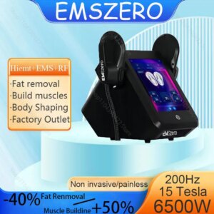 EMS pelvic muscle repair 6500W 200Hz RF electromagnetic muscle stimulator EMS fat burning body shaping machine EMSZERO