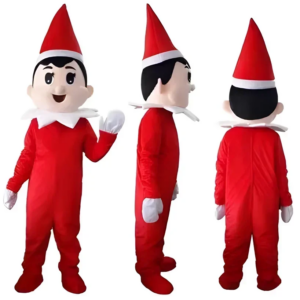 adult santa elf mascot costume father Christmas gingerbread man moose reindeer mascot outfit suit