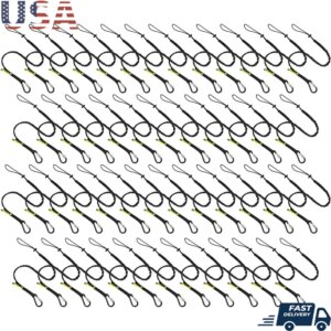 Tool Lanyard Safety Tether with Adjustable Loop Carabiner Secure Screw Lock Heavy Duty Tool Tether Maximum Weight Limit 8KG
