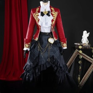 Fifth personality costume mechanic Heart lock cosplay Halloween woman
