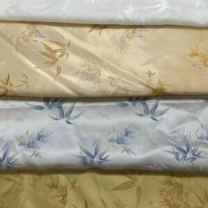Satin Jacquard 100 Silk 19momme114 Width New Chinese Fabric Shirt Coat Positioning Printing Bed Cover Cloth