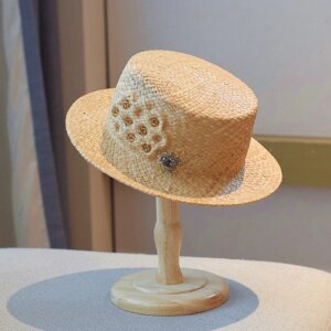 drill grass flat-topped hat children’s outing sunshade hand-woven hat