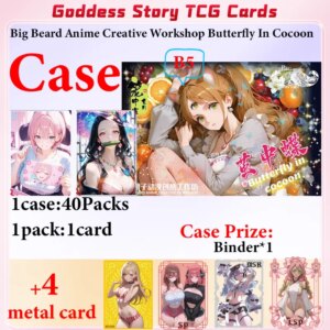New Big Beard Anime Creative Workshop B5 Size Butterfly In Cocoon Swimsuit Bikini Booster Box Doujin Toy And Hobbies Gifts