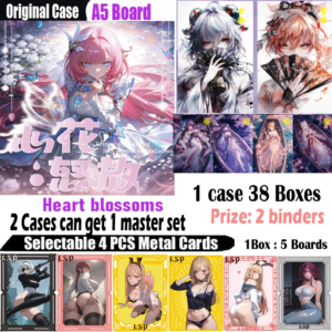 Goddess Collection Card A5 Size Board ” Heart Blossoms ” Waifu Card Hobby Genshin CCG Card Doujin Toys Board Gifts