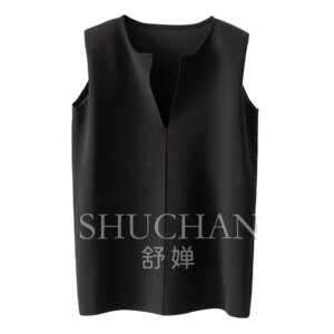 loose V-neck knitted sweater medium and long vest sweater women 23A2 blusa de frio feminina tank top