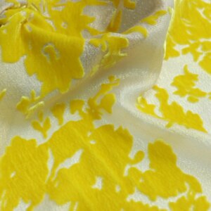 Silk Printed Velvet Fabric Women’s Clothes Cheongsam Dress Textile