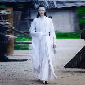 TV Play Drama Chen Qing Ling Actor Garment Xiao Zhan Same Design Elegant Black Swordman Male Costume Cosplay Hanfu Xiaoxingchen