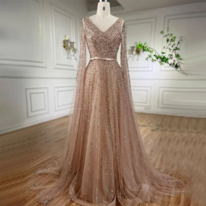 Exquisite Colorful Women Formal Evening Party Dress V-Neck Floor Length A Line High Quality Elegant Luxury Wedding Prom Gowns