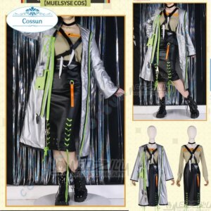 Game Arknights Muelsyse Cosplay Costume Halloween Outfits Women New Suit Uniform Role Play Anime Dress Muelsyse wig