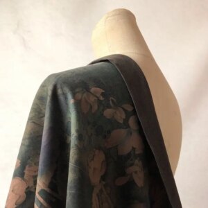 Heavy Silk Buttercup Fabric Natural Real Gambiered Guangdong Cloth Chinese High-End Cheongsam Hanfu