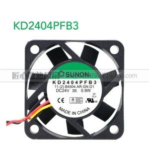 24PCS New KD2404PFB3 24V 0.9W 4CM 4010 40*10mm 4010 3-wire alarm signal inverter fan