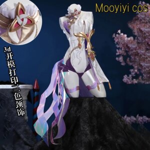 Newly Mooyiyi cos Impact 3 Elysia Cosplay costume Halloween Christmas Role Playing Party Comic Game Sexy Dress 3D Prop S-XXL