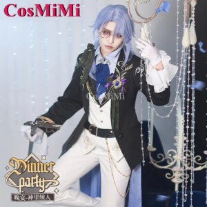 CosMiMi Kamisato Ayato Cosplay Game Genshin Impact Costume Dinner Party Fashion Handsome Outfit Carnival Role Play Clothing S-XL