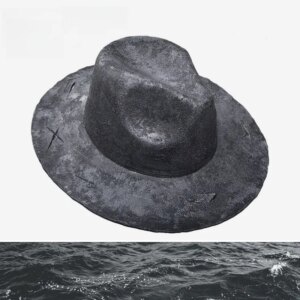 Cut cap Burn dark character coated frosted to make old winter men’s and women’s jazz woolen gift hats