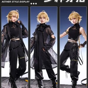 Genshin Impact cos clothes male air screen sniper killer cosplay clothes c clothes game fan derivative clothes