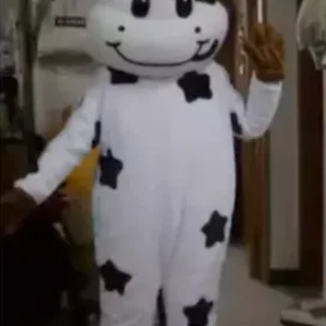 New Adult Hot Sale Foam Fancy COW Cartoon Mascot Costume Plush Christmas Fancy Dress Halloween Mascot Costume
