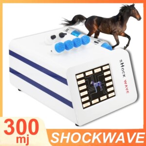 Horse Animals Shockwave Therapy Machine Racecourse Use Treating Pain Rehabilitation 300MJ Shock Wave Device Veterinary