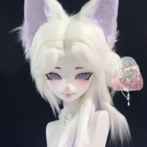 Yis cosplay Custom Furry head Kigurumi Head Cosplay Kemono Fursuit Handmade Headsets Beast Customized Fursuit Kemono Head