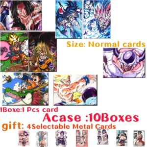 New QiYi Hand-Painted Dragon Ball Full Large Card Tribute to Akira Toriyama Super Saiyan Hero Son Goku Anime Character Artwork
