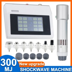 Professional Shockwave Therapy Machine Pain Relief Body Relax ED Therapy Portable 300mj Shock Wave Equipment