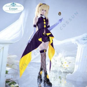 Tsukiyomi Utau Anime Shugo Chara Square Angel Cosplay Costumes Halloween Carnival Party Dress Short Gloves Socks
