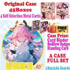 Wholesale 2025 Lastest A6 Size Starry Night Goddess Story Collection Card Board Waifu Miko TCG Doujin Toys Hobby Gift