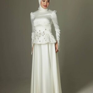 Customized Saudi Evening Dresses Floor Length Off Shoulder Prom Dresses Formal Women Party Gowns White Maid of Honor Dress