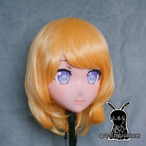 (RB292)Quality Handmade Female/Girl Resin 3/4 Head Japanese Cartoon Character Cosplay Kigurumi Mask Crossdress Doll Mask