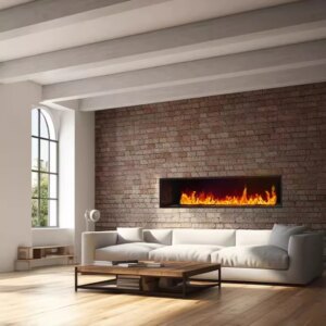 5 Years Warranty 3D water steam fire vapor linear electric ventless zero clearance fireplace insert