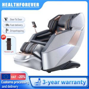 3 year warranty massage chair 4d zero gravity Thai Stretching Waist Heating Shiatsu Massage Recliner Chair Home 3D Office Chair