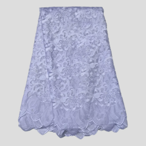 White Cotton Handcut Holes Rhinestones Bridal  Fabric Crafts For Evening Dress Cloth Materials