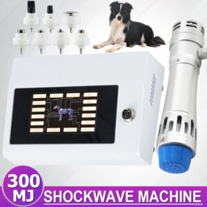Portable Shockwave Therapy Machine For Horse Animals Pain Relief Muscle Massage Relaxation 300MJ Shockwave Professional Massage