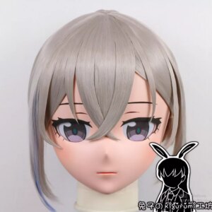 (RB242908)Customize Lockable Full Head Resin Cartoon Cosplay Japanese Character Anime Role Play Kigurumi Mask With Back Shell