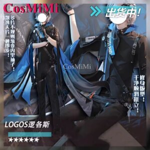 CosMiMi Hot Game Arknights Logos Cosplay Costume Full Set Fashion Battle Uniform Outfit Carnival Party Role Play Clothing M-XXL