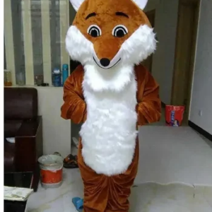 New Adult Hot Sale Foam Cute Fox Cartoon Mascot Costume Plush Christmas Fancy Dress Halloween Mascot Costume