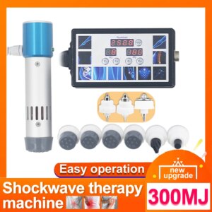 Shockwave Therapy Machine Effectively For Relieve Muscle Soreness Treatment Shoulder Back Pain 300MJ Shock Wave Body Massager